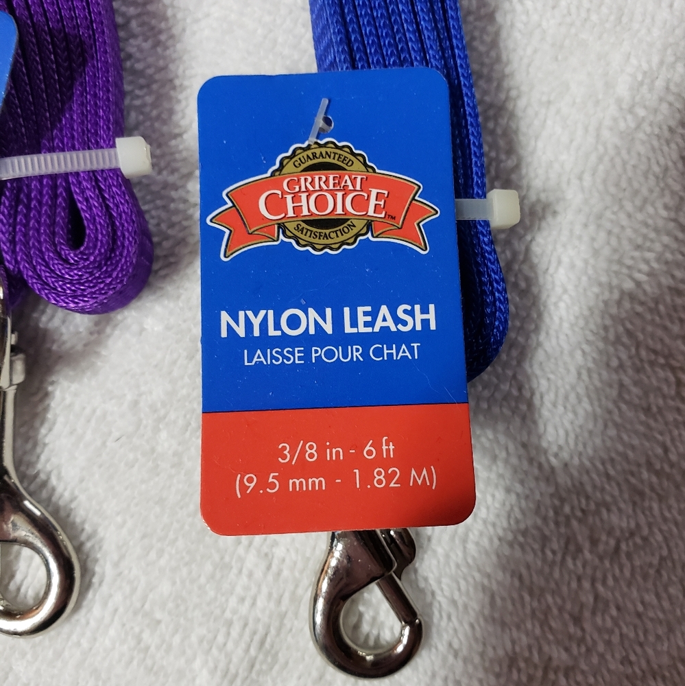 NWT Nylon Cat leashes 2